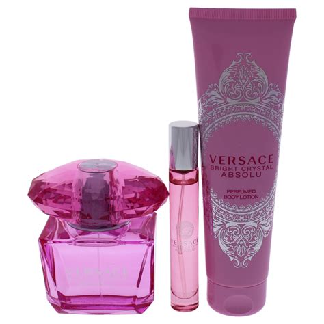 versace crystal perfume set|bright crystal perfume versace woman.